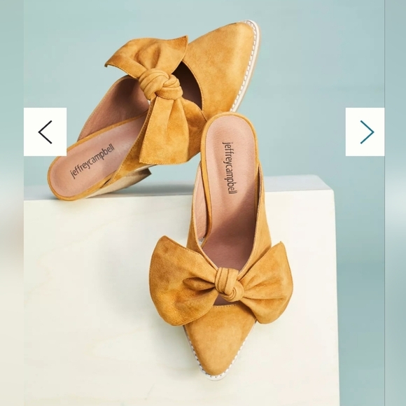Jeffrey Campbell Cyrus Bow Mules Size 6.5 - Picture 1 of 10